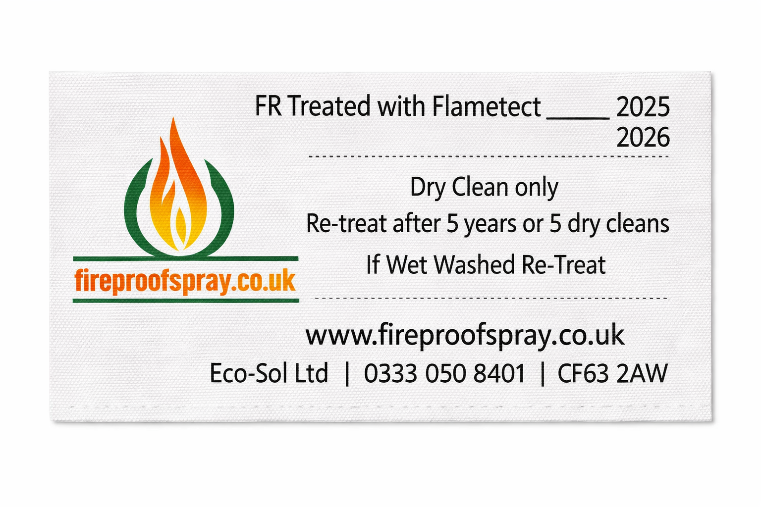 Iron-On Fabric Labels