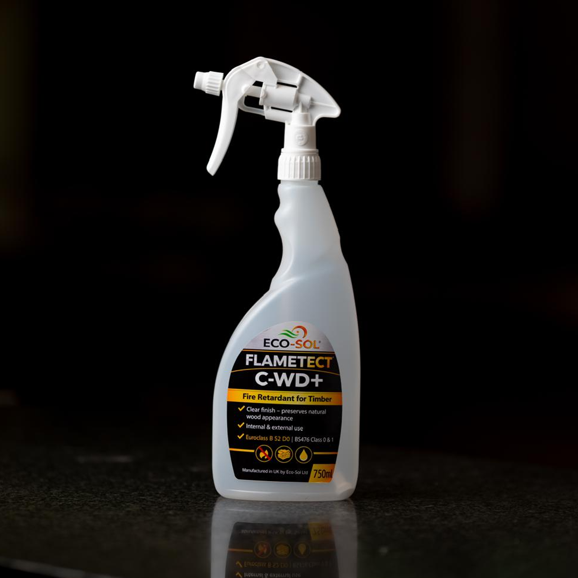 Flametect CWD+  Clear Flame Retardant for Wood