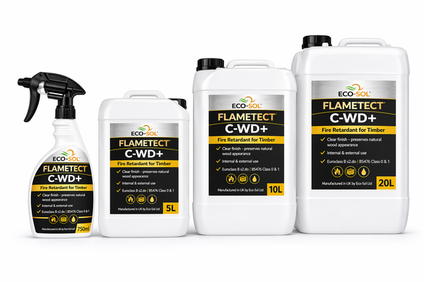 Flametect CWD+  Clear Flame Retardant for Wood