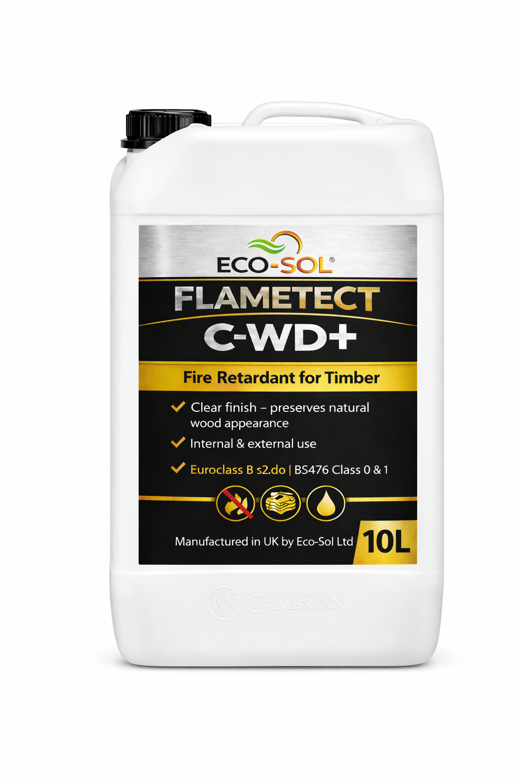 Flametect CWD+  Clear Flame Retardant for Wood