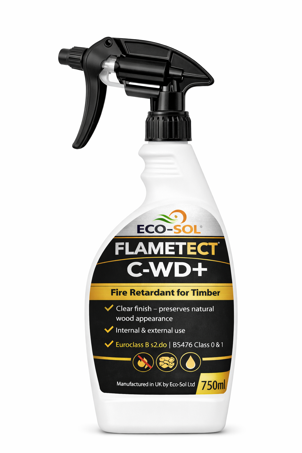 Flametect CWD+  Clear Flame Retardant for Wood