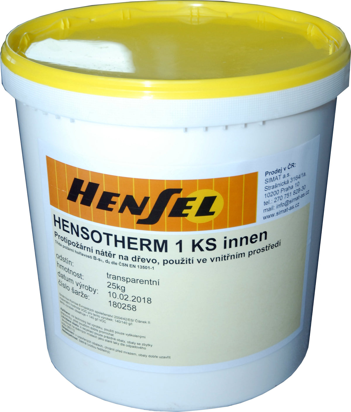 Hensotherm 1KS Internal Clear Intumescent  12.5KG (Base Coat)